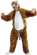 costume tigre peluche in busta